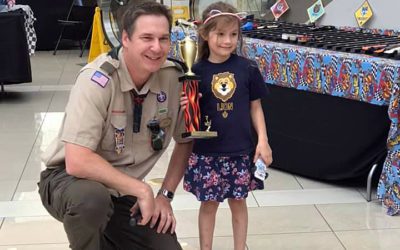 Girls make history by entering Pinewood Derby Race